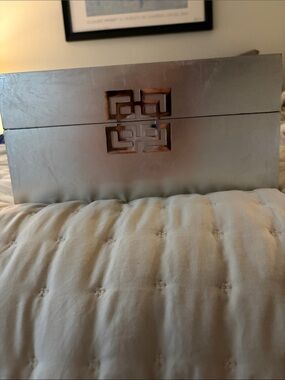 Z Gallerie Silver Asian Inspired Jewelry Box